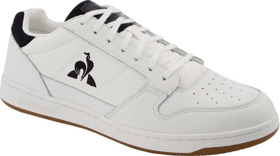 Le Coq Sportif Witte casual leren sneakers oor heren White Heren