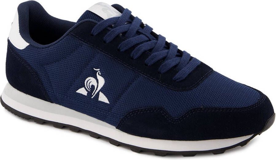 Le Coq Sportif Blauwe Casual Suède Sneakers voor Heren Blue Heren
