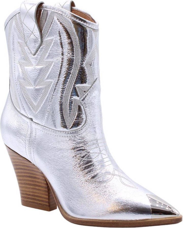 Lola Cruz Western Style Cowboy Boots Gray Dames