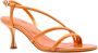 Lola Cruz Hoge hak sandalen met stoffen details Orange Dames - Thumbnail 2