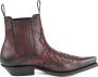 Mayura Boots Rock 2500 Rood Spitse Western Heren Enkellaars Schuine Hak Elastiek Sluiting Vintage Look - Thumbnail 2