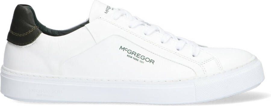 McGregor Heren Sneakers Wit Lage Sneakers Leer Veters