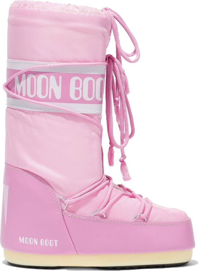 Moon Boot Dames Icon Nylon Laarzen Roze