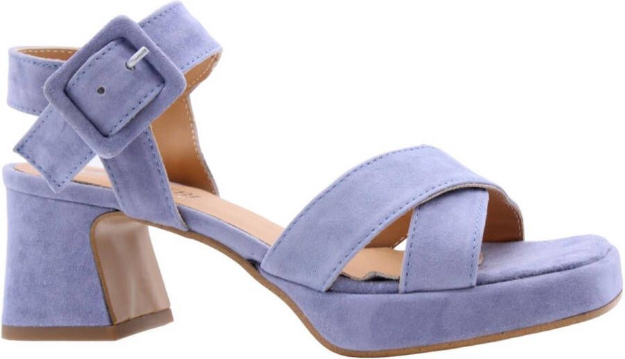 Nando Neri Hoge hak sandalen voor vrouwen Blue Dames