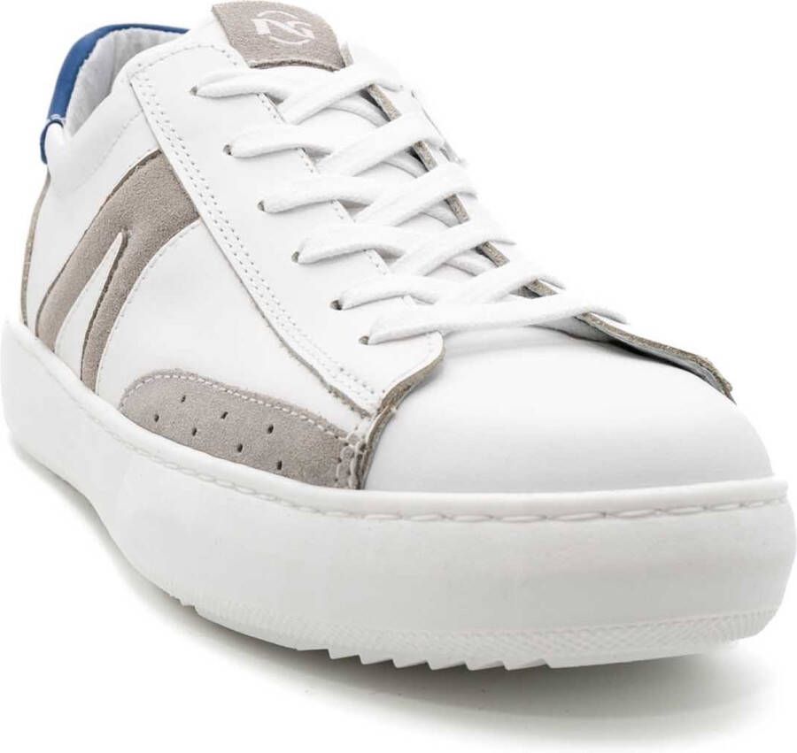 NeroGiardini Sneakers Porto Velours Witte Wolk Fashionwear Kind