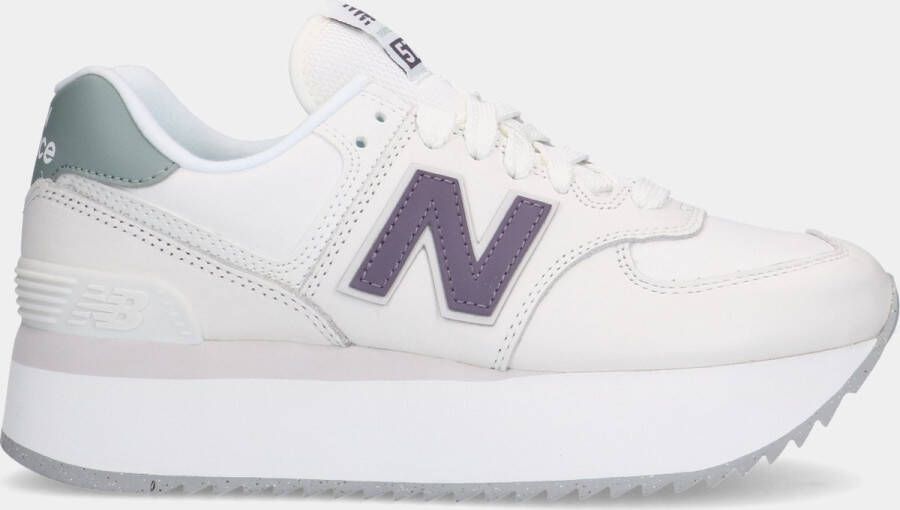 New Balance 574+ White Pink Moon dames sneakers