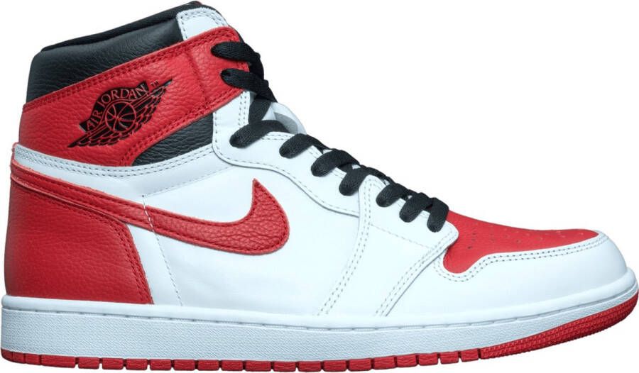 Jordan Air 1 Retro High Og White University Red Black Schoenmaat 38 1 2 Sneakers 555088 161