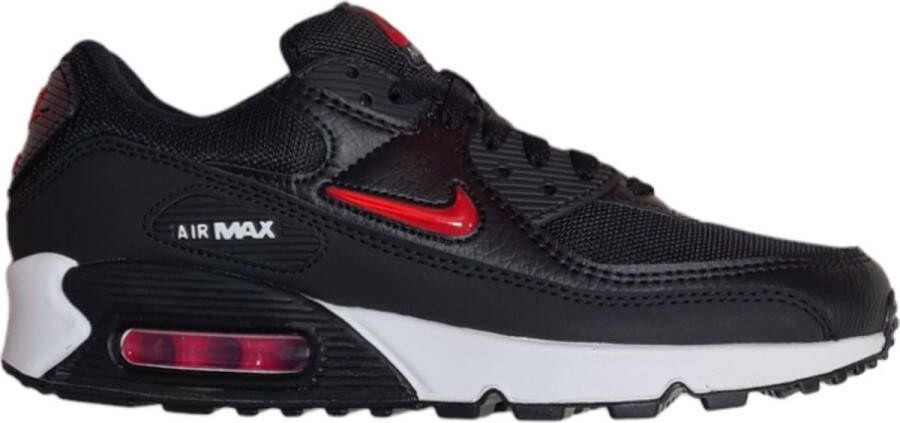 Nike Air Max 90 Sneakers Black University Red-White Unisex