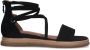 No Stress Dames Zwarte nubuck sandalen met bandjes - Thumbnail 2