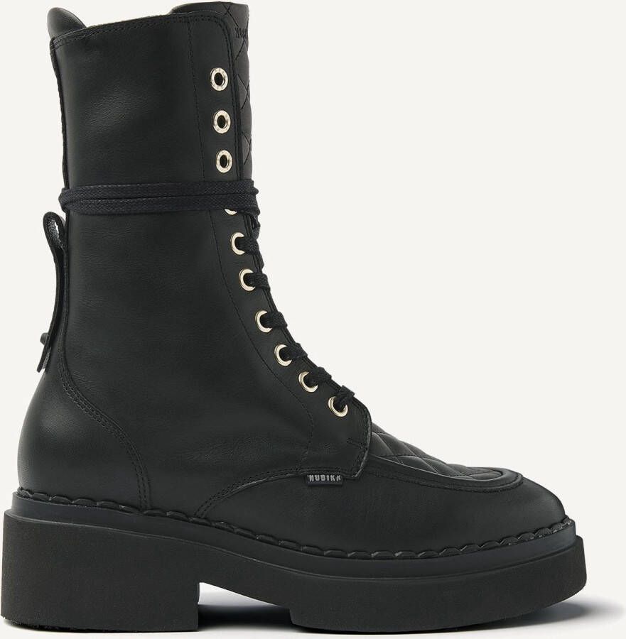 Nubikk Finn Aubine Ladies Ankle Boot Black Leather