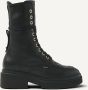 Nubikk Finn Aubine Ladies Ankle Boot Black Leather - Thumbnail 2