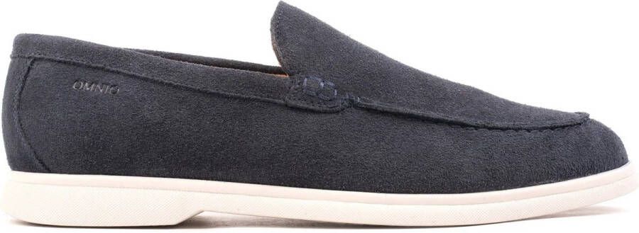OMNIO ACE LOAFER MOC Navy Suede