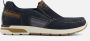 Outfielder Instappers blauw Nubuck - Thumbnail 2