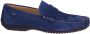 Paraboot Blauw Suede Moccasin - Thumbnail 1