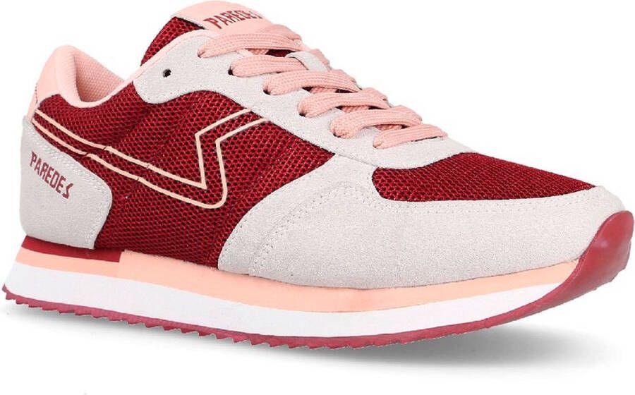 Paredes Mieres Sneakers Rood Wit Vrouw