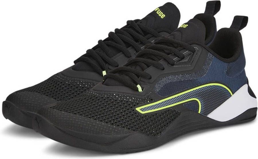 PUMA Fuse 2.0 Sneakers Heren Black Evening Sky Lime Squeeze