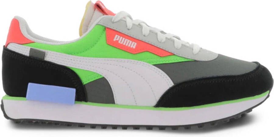 Puma Unisex Synthetische Sneakers met Rubberen Zool Grijs Unisex