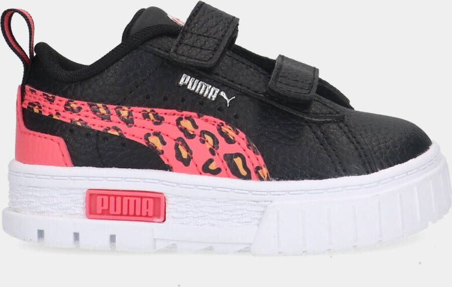Puma Mayze Wild Black Electric Blush peuter sneakers