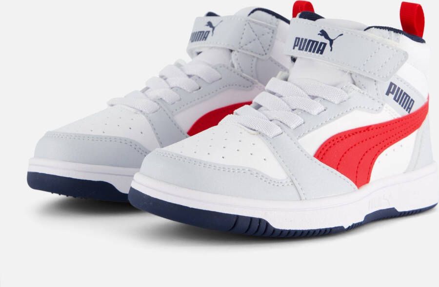 PUMA Rebound V6 Mid AC+ PS FALSE Sneakers Silver Mist-Club Navy-For All Time Red