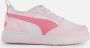 Puma Rebound V6 Lo sneakers wit roze lichtroze Imitatieleer 34 - Thumbnail 2
