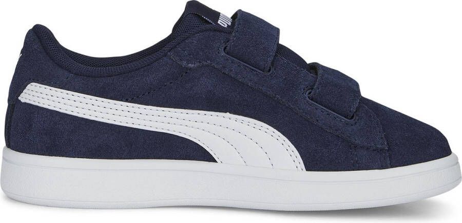 Puma Smash 3.0 SD V sneakers donkerblauw wit Suede Logo 22 - Foto 2