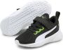 Puma Flyer Runner V Inf sneakers zwart groen wit Jongens Mesh Meerkleurig 20 - Thumbnail 2