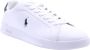 Ralph Lauren Witte Sneakers Ronde Neus Vetersluiting Gewatteerde Binnenzool Versterkte Contrasterende Hiel White Heren - Thumbnail 2