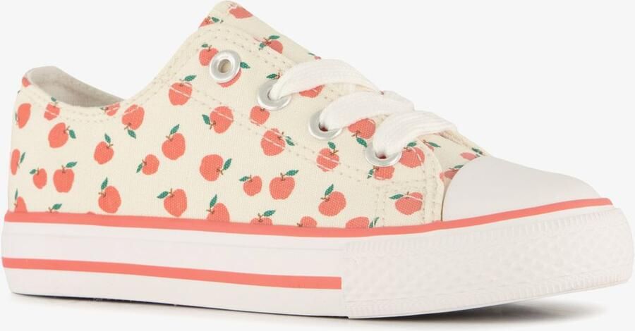 Scapino Meisjes sneakers met appels beige rood