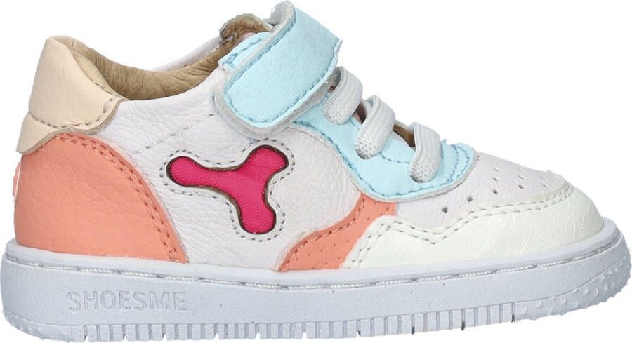 Shoesme BN24S012 White Blue Pink Baby-schoenen