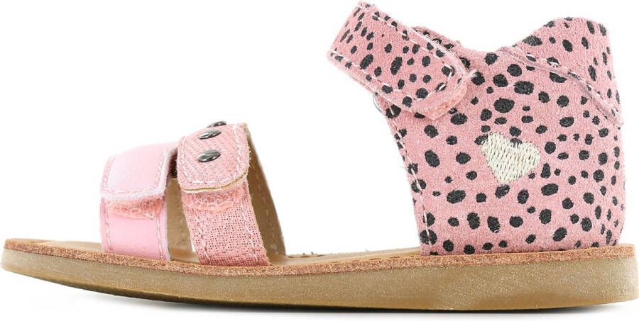 Shoesme Sandalen | Meisjes | Pink Black Dots | Leer