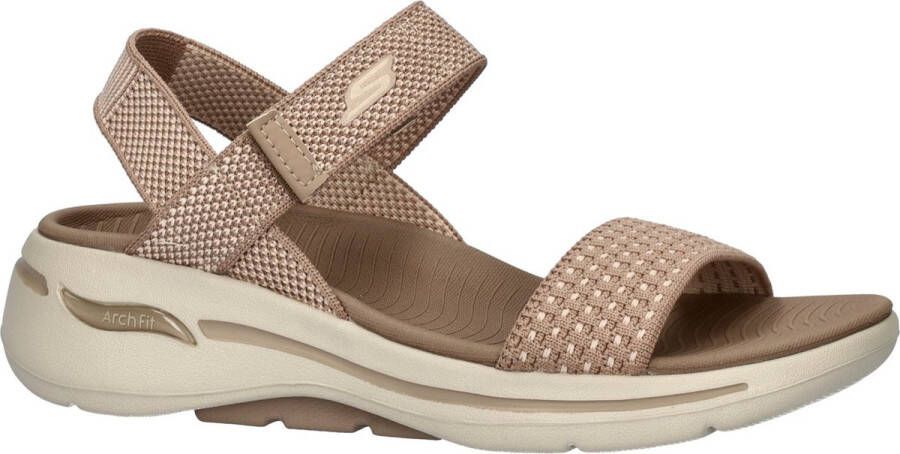 Skechers Arch Fit Go Walk dames sandaal Taupe
