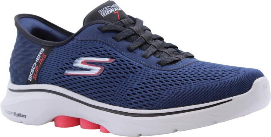 Skechers Go Walk 7 Free Hand 2 Sneakers Laag blauw