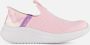 Skechers Slip On Ultra Flex Sneakers roze Textiel Dames - Thumbnail 8