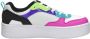 Skechers Court High Classic Crush Unisex Sneakers Wit Zwart Multicolour - Thumbnail 4