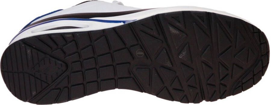 Skechers Uno Timeline wit blauw sneakers (232347 WBL)