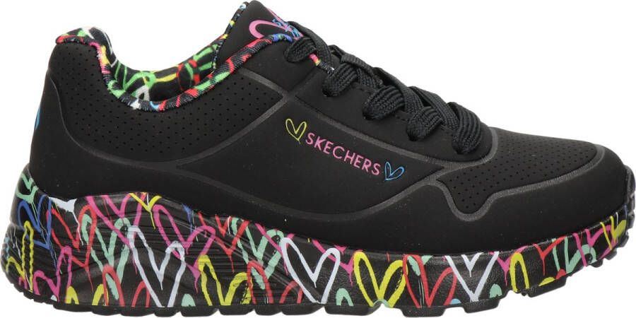 Skechers X Jgoldcrown: Uno Lite Sneakers Laag zwart