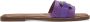Tamaris Elegante paarse slipper met gouden ketting Purple Dames - Thumbnail 1