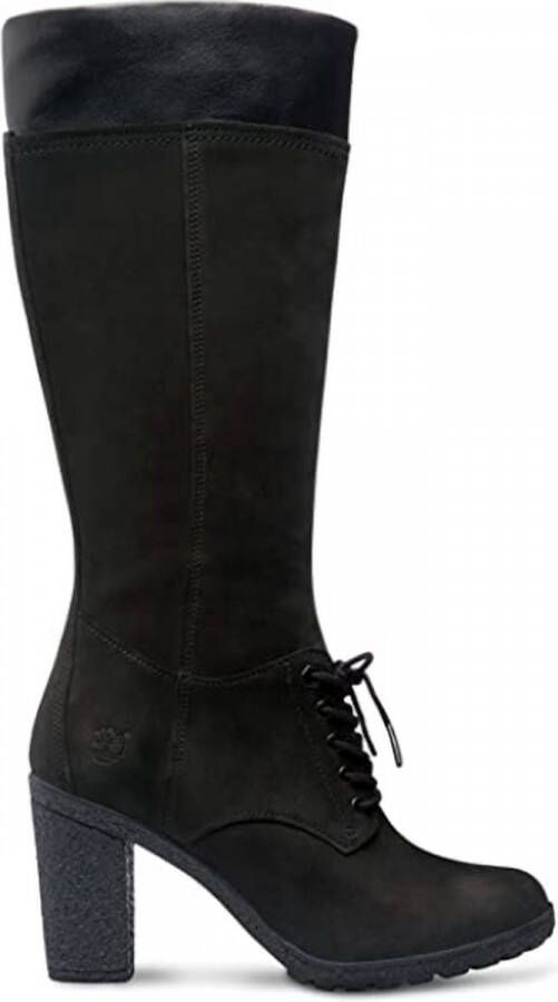 Timberland Leather Dames Boot Glancy Tall Lace A11SI Black