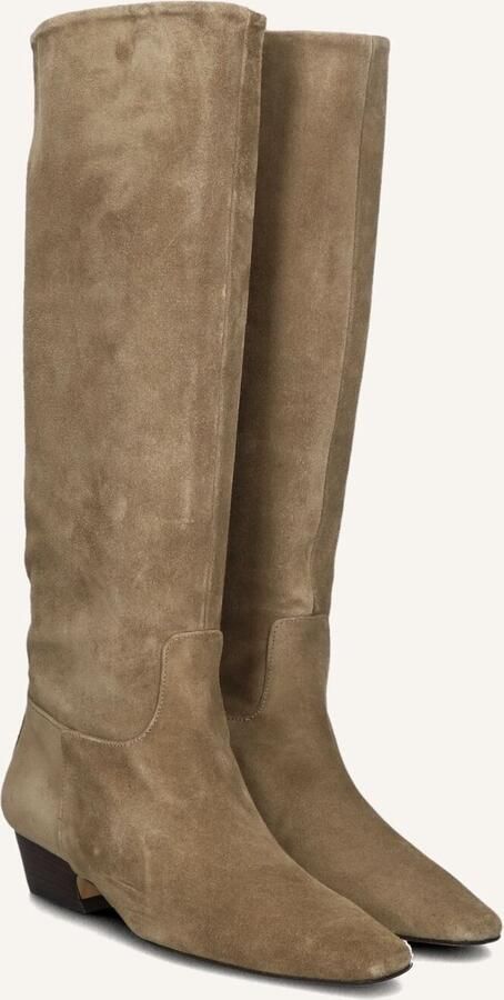 TORAL Hoge Laarzen Dames Sasha Maat: 38 Materiaal: Suède Kleur: Camel