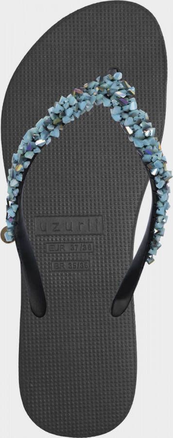 Uzurii Classic Aby Baby Blue Dames Slippers Black | Zwart | Classic Aby Baby Blue