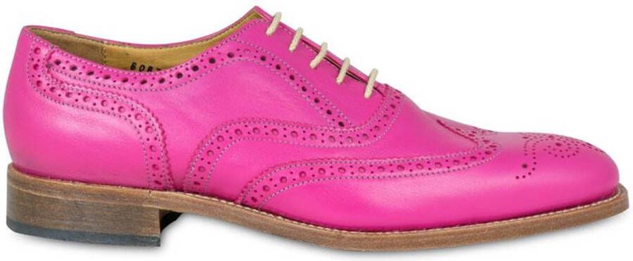 VanPalmen Quirey Nette schoenen heren veterschoen fuchsia goodyear-maakzijze topkwaliteit - Foto 1