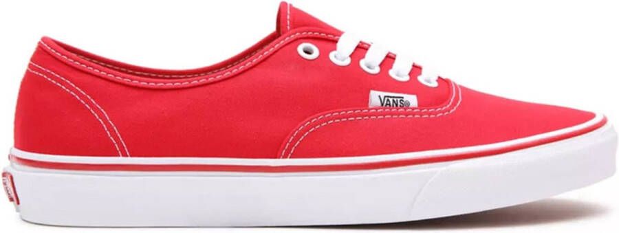 Vans Rode Canvas Sneakers Authentieke Stijl Red