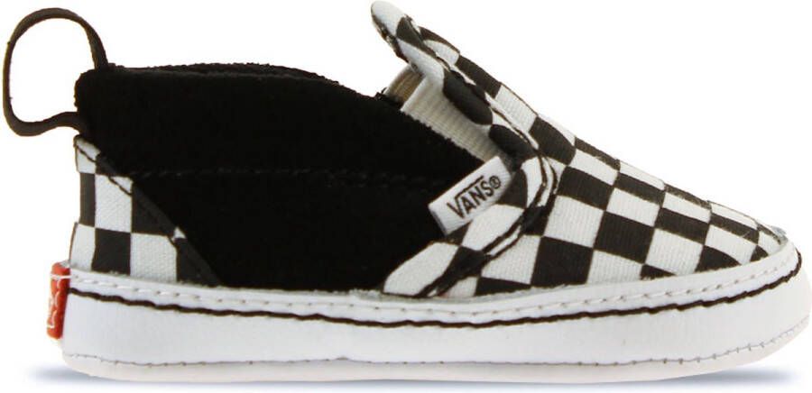 Vans Checkerboard Slip-On Baby Schoenen Black Canvas 5 Foot Locker