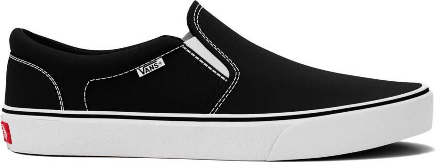Vans WM Asher Dames Sneakers Canvas Black White