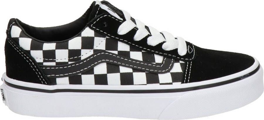 Vans Youth Ward Sneakers (Checkered) Black True White