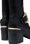 Versace Jeans Mia Dis S94 Veterboots Laarzen Met Veters Dames Zwart - Thumbnail 7
