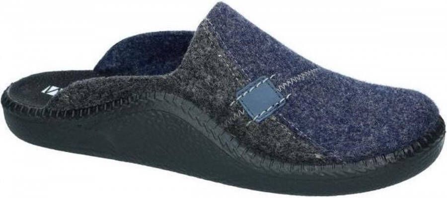 Westland Heren blauw donker pantoffel slippers