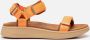 Woden Stijlvolle en Comfortabele Line Sandaal met Verstelbare Bandjes Orange Dames - Thumbnail 23