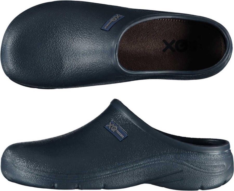 XQ Gardenwear Klompen Heren Tuinklompen Heren Blauw Navy Alternatief Crocs Slippers Heren