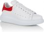 Alexander mcqueen Witte Leren Sneakers met Rode Suède Spoiler White - Thumbnail 2